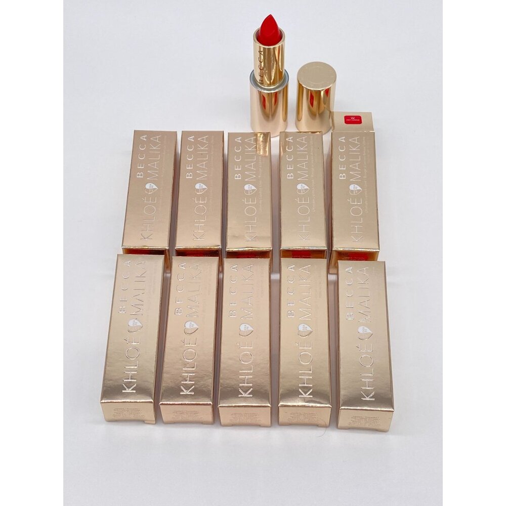 10 Becca Khloe Kardashian & Malika Haqq Ultimate Lipstick Love W- Hot Tamale